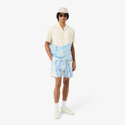 Striped Poplin Jockey Cap