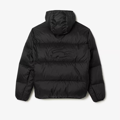 Kurze wasserabweisende Kapuzen-Steppjacke