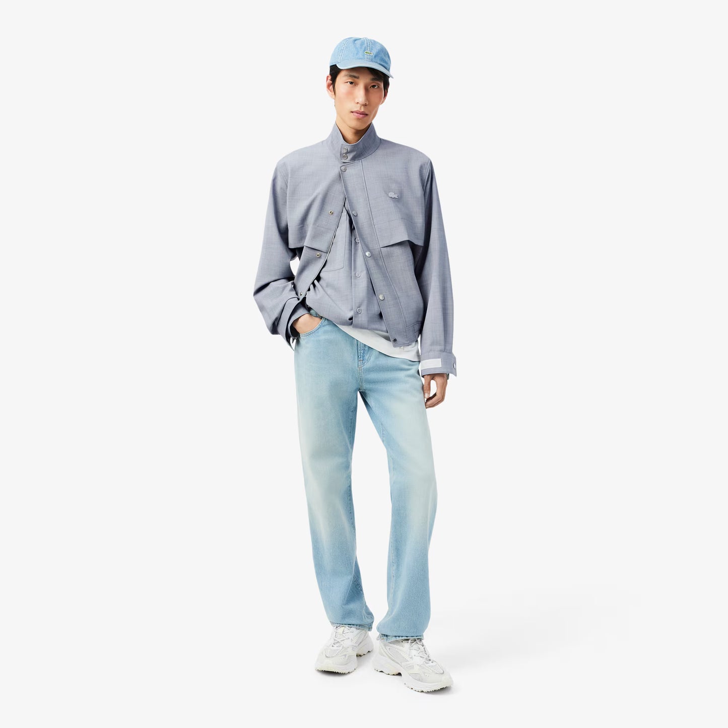 Overshirt aus Oversize-Wollmischung