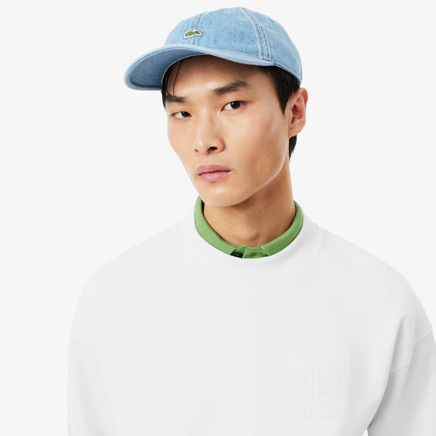 Besticktes Fleece-Sweatshirt