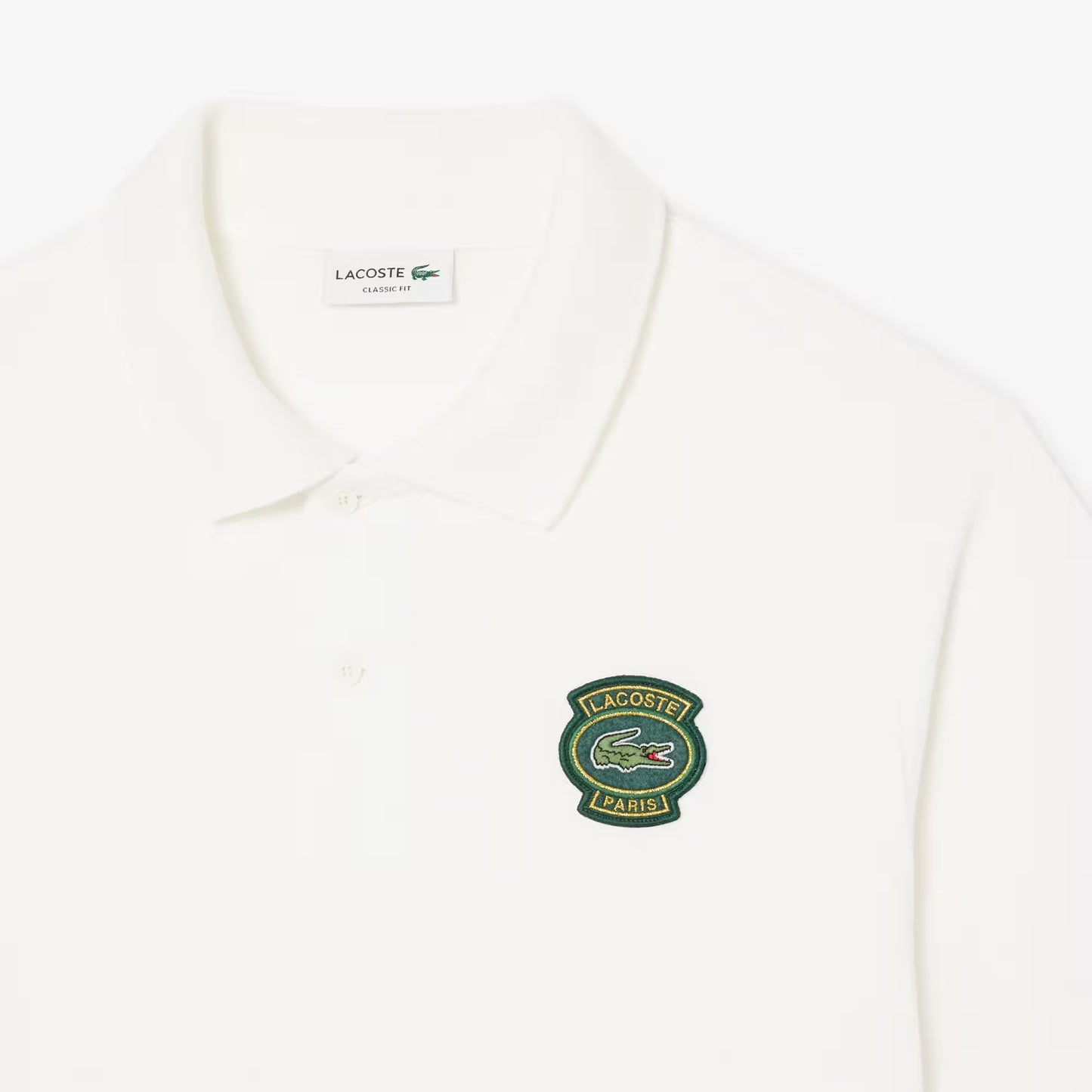 Klassisches Poloshirt mit Abzeichen aus Petit Piqué