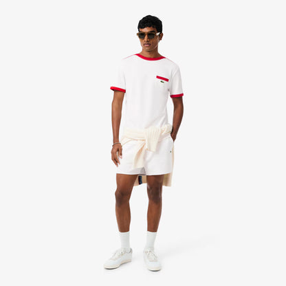 Archiv-Neuauflage T-Shirt aus Baumwolle mit Taschendetail