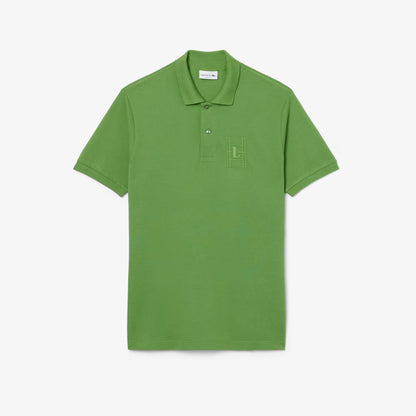 Poloshirt mit klassischer Passform, Stickerei-Details und Petit Piqué