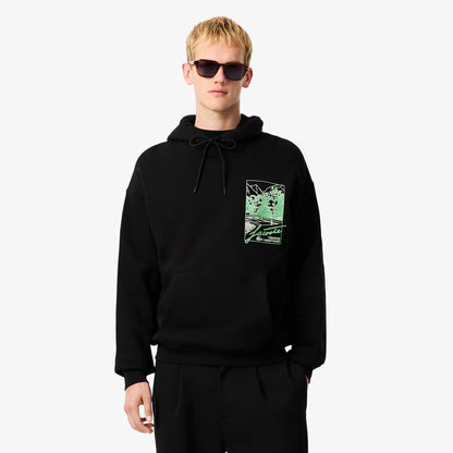 Bedruckter Fleece-Hoodie