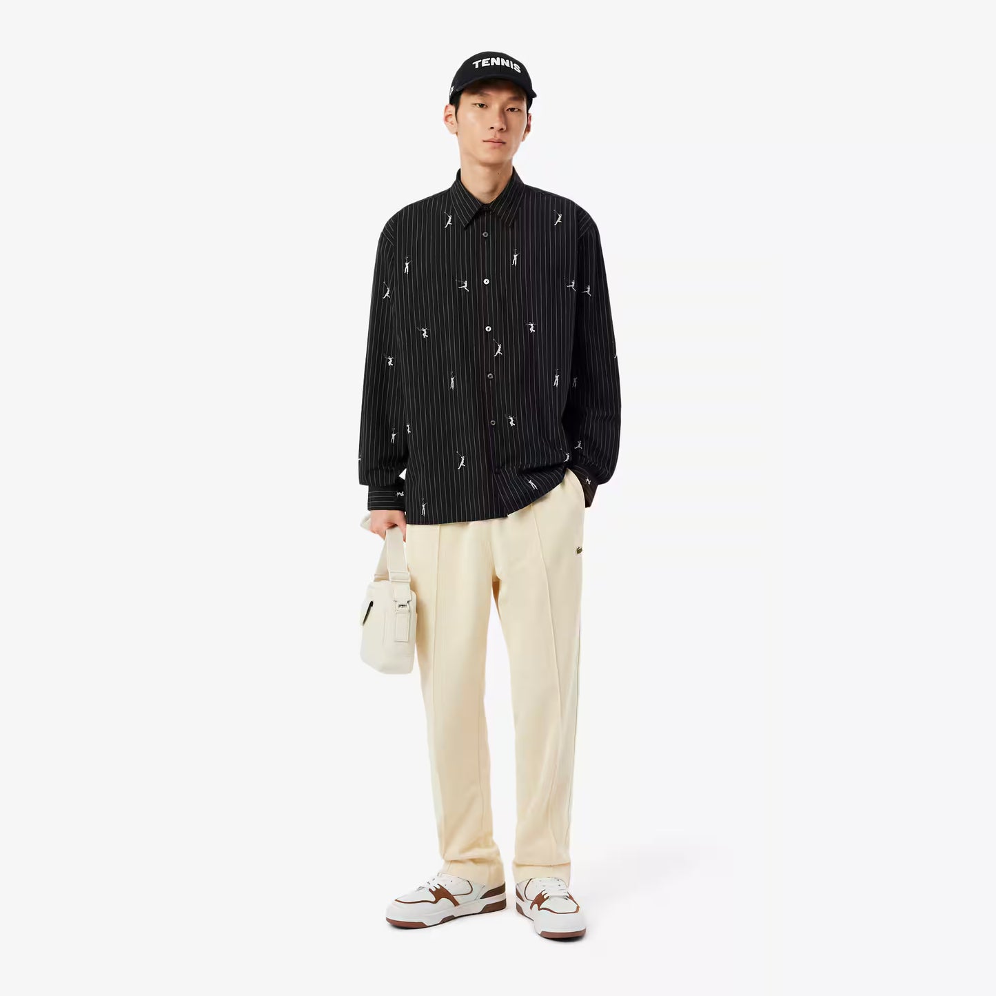 Herren Courtcage Set Leder-Sneaker