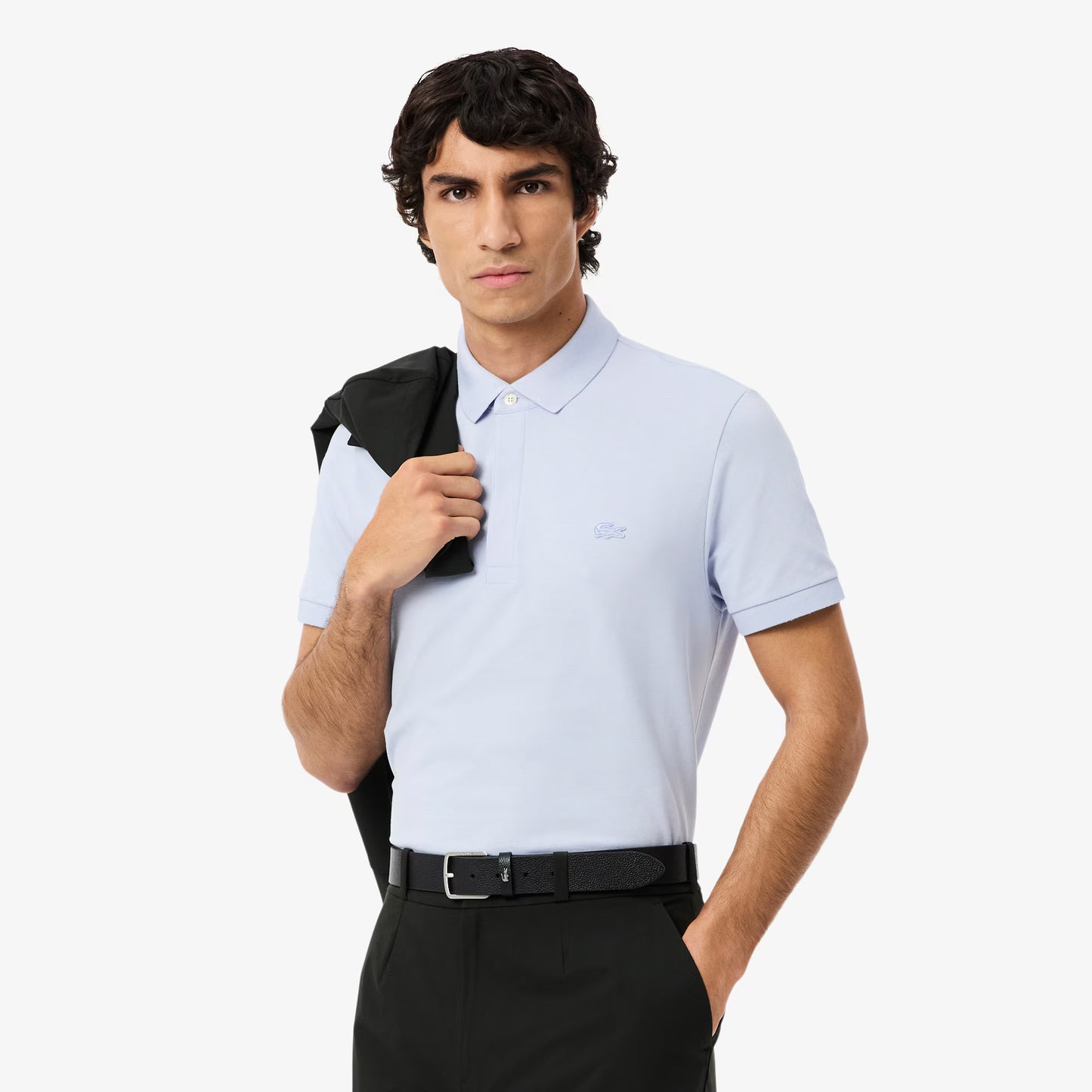 Regular Fit Paris Stretch-Piqué-Polohemd