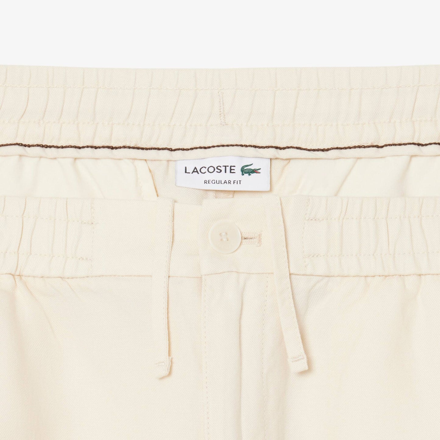 Regular Fit Linen Blend Twill Shorts