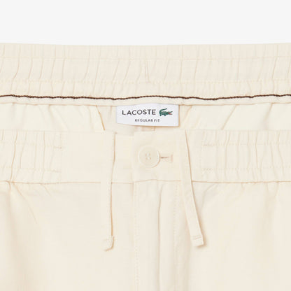 Regular Fit Linen Blend Twill Shorts