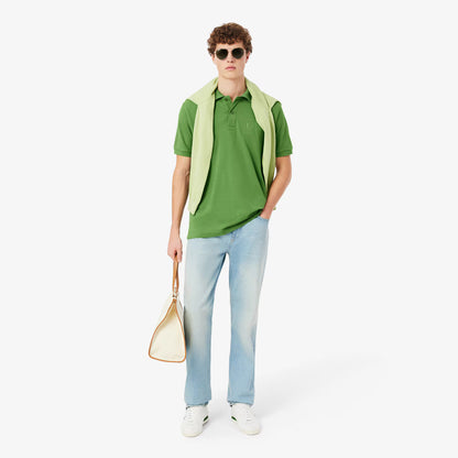 Poloshirt mit klassischer Passform, Stickerei-Details und Petit Piqué