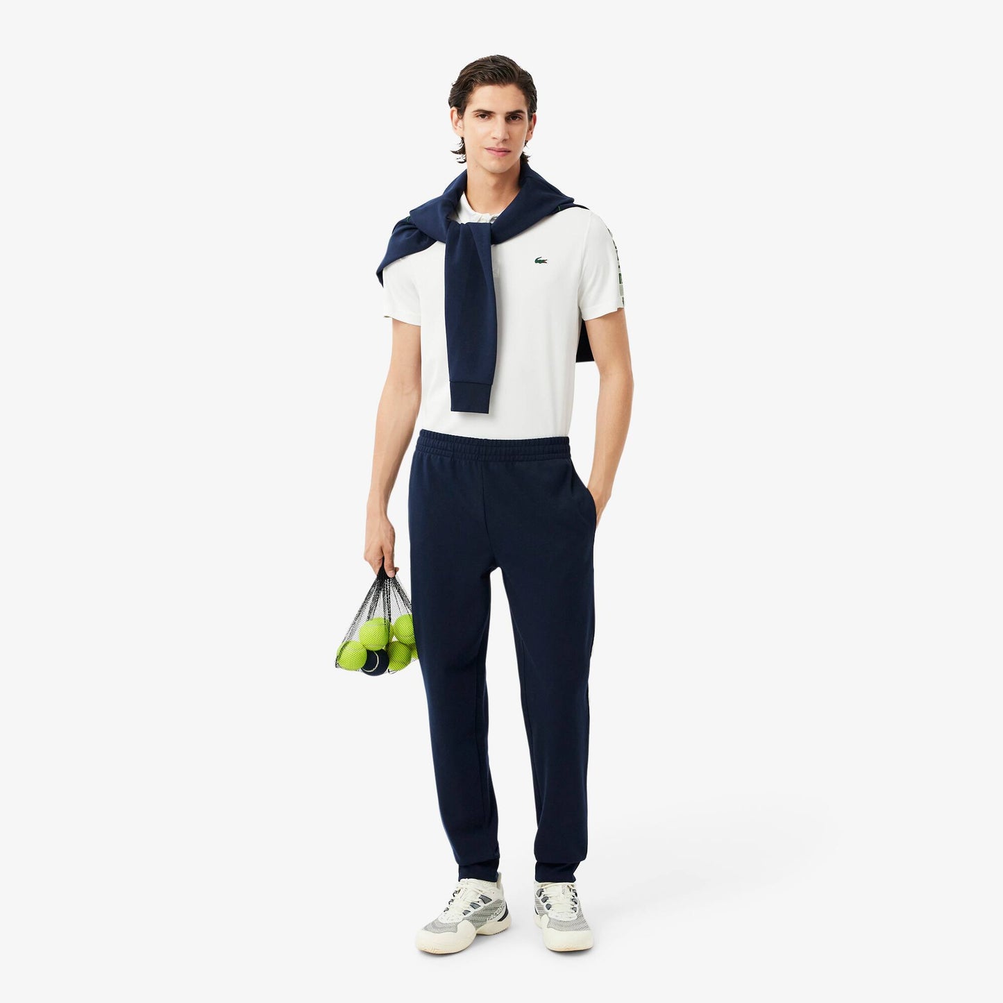 Tennis Logo Streifen Trainingshose