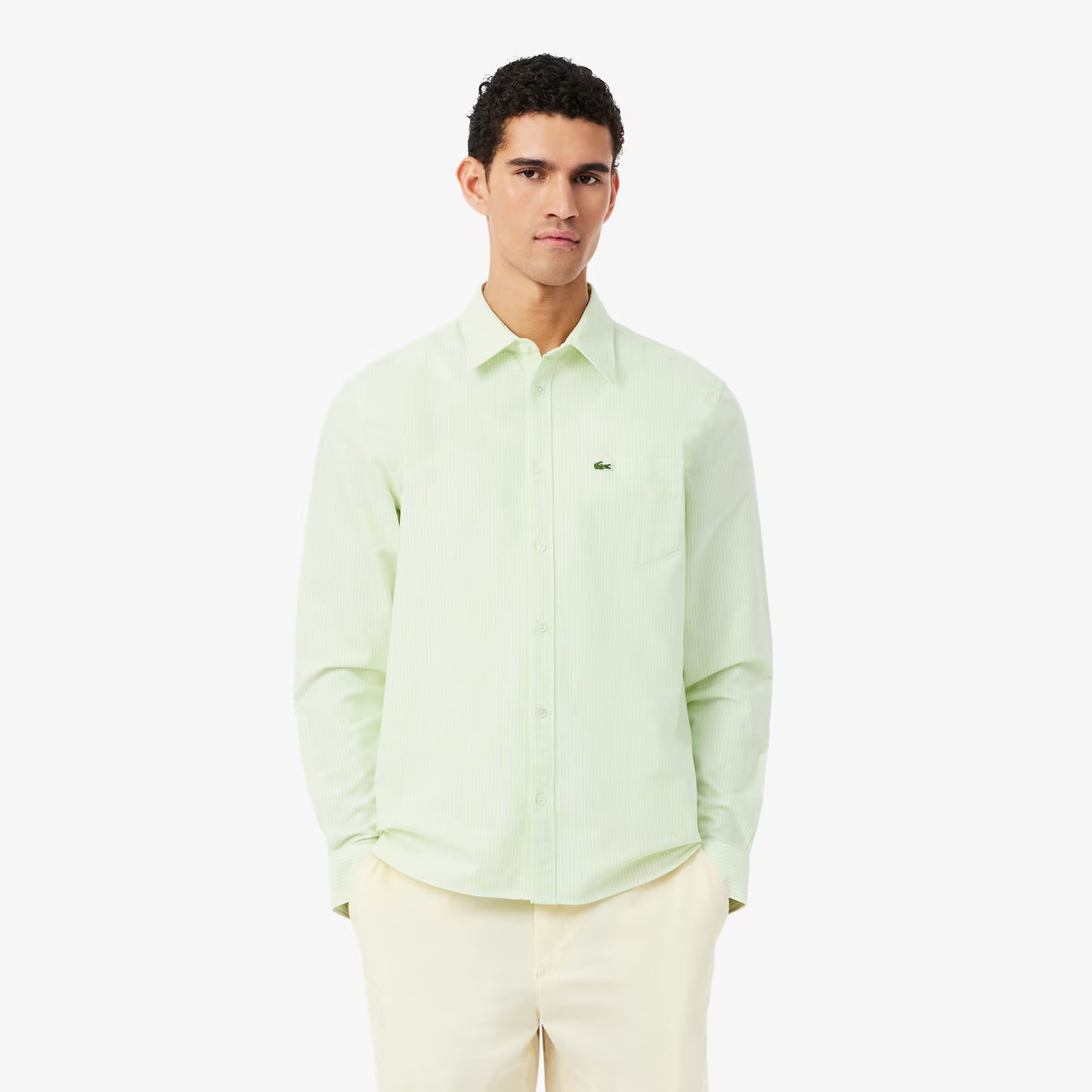 Regular Fit gestreiftes Oxford-Hemd