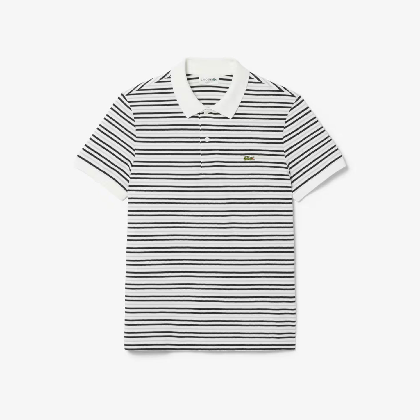 Klassisches gestreiftes Petit Piqué Poloshirt