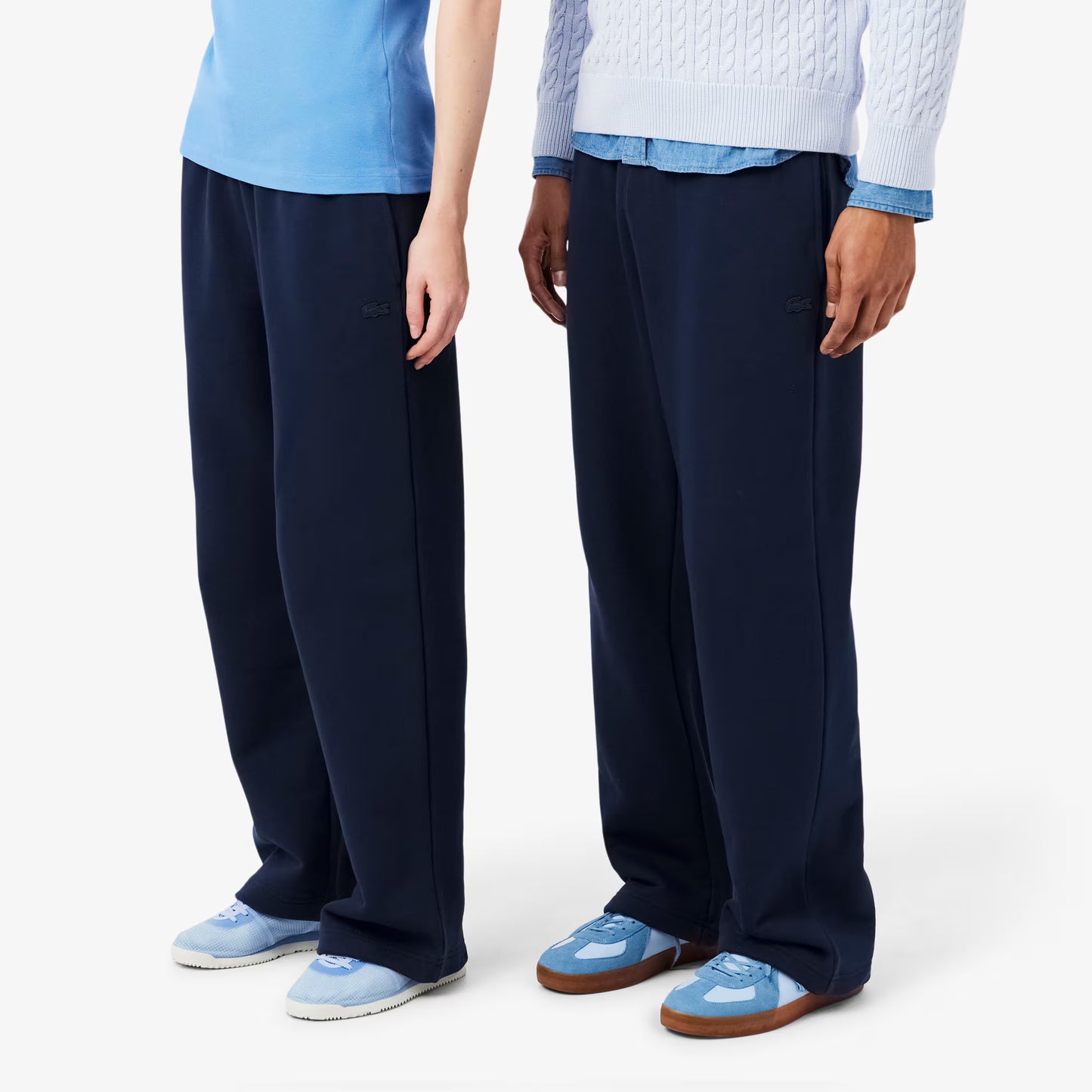 Weite Fleece-Jogginghose