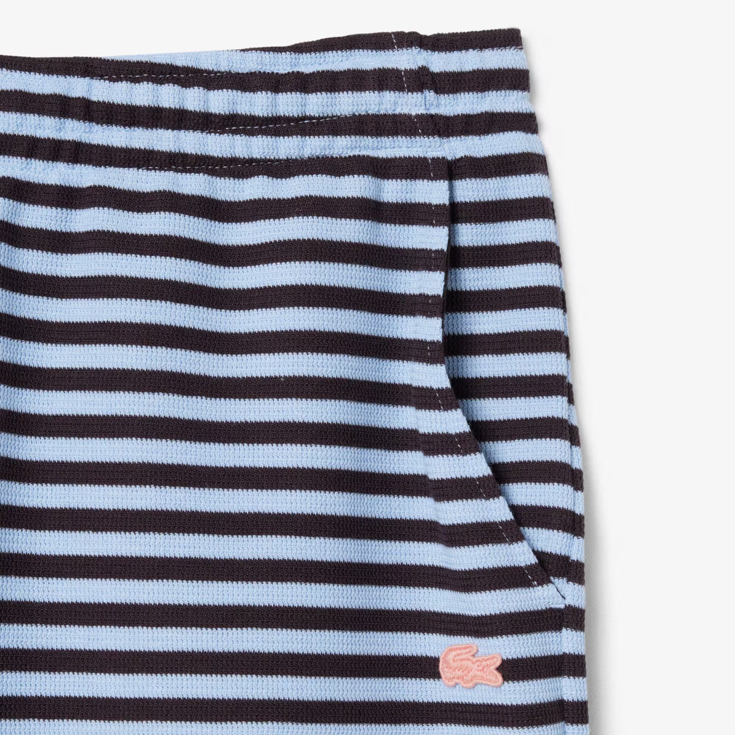 Regular Fit Gestreifte Baumwollshorts