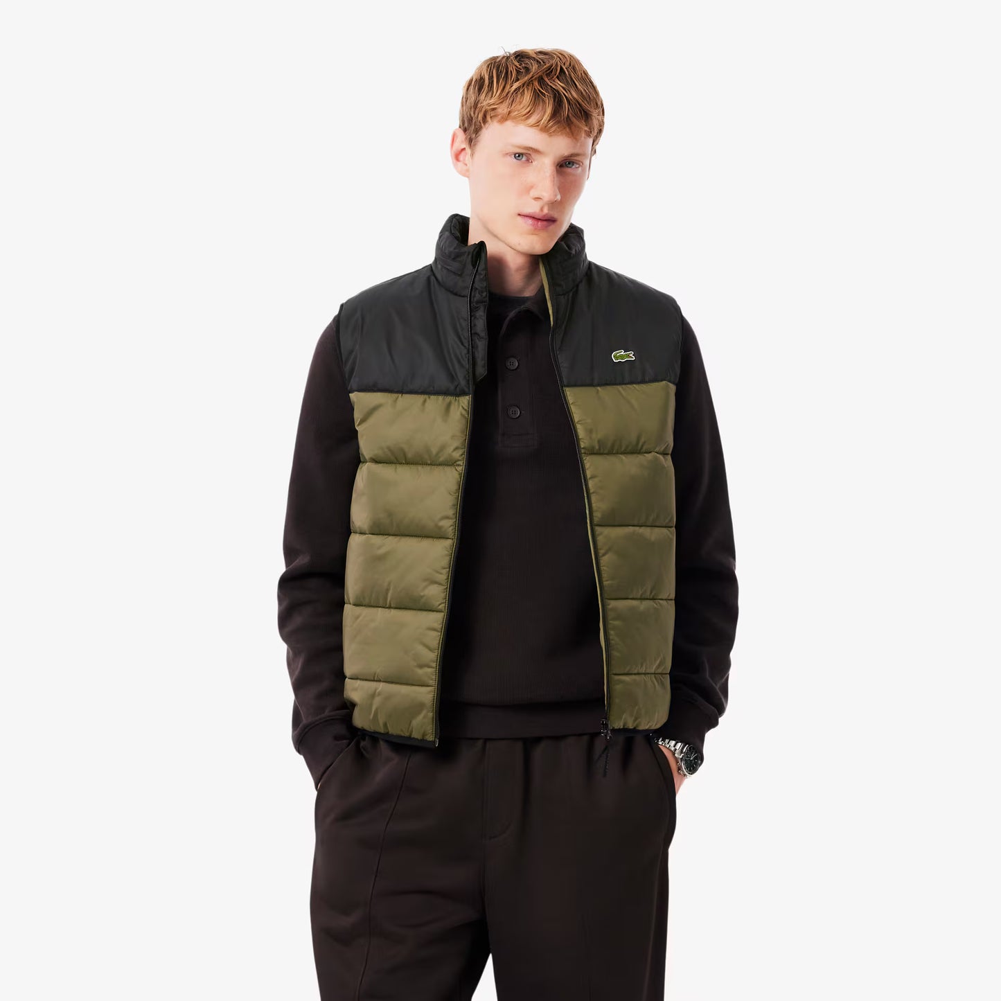 Ärmellose, wasserabweisende Jacke