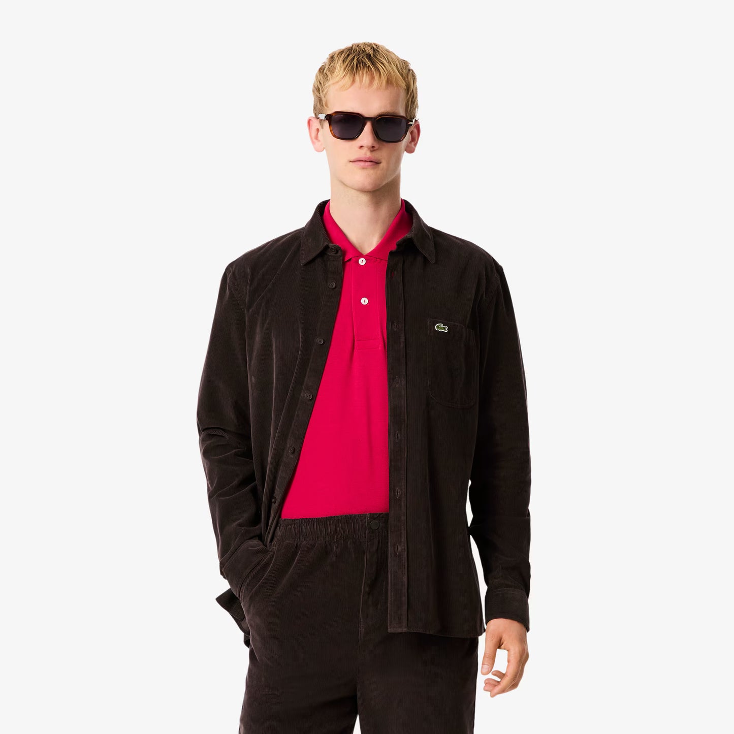 Regular Fit Velourshemd