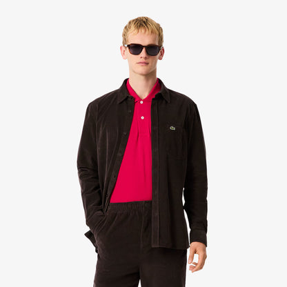 Regular Fit Velourshemd