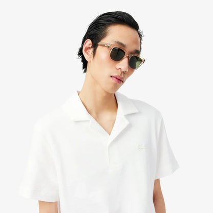 Klassisches Poloshirt mit Strukturmuster