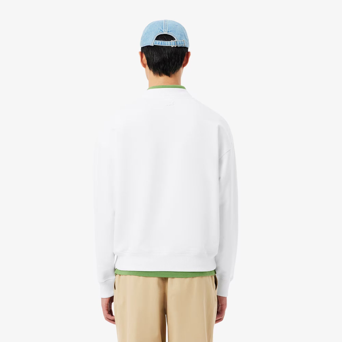 Besticktes Fleece-Sweatshirt