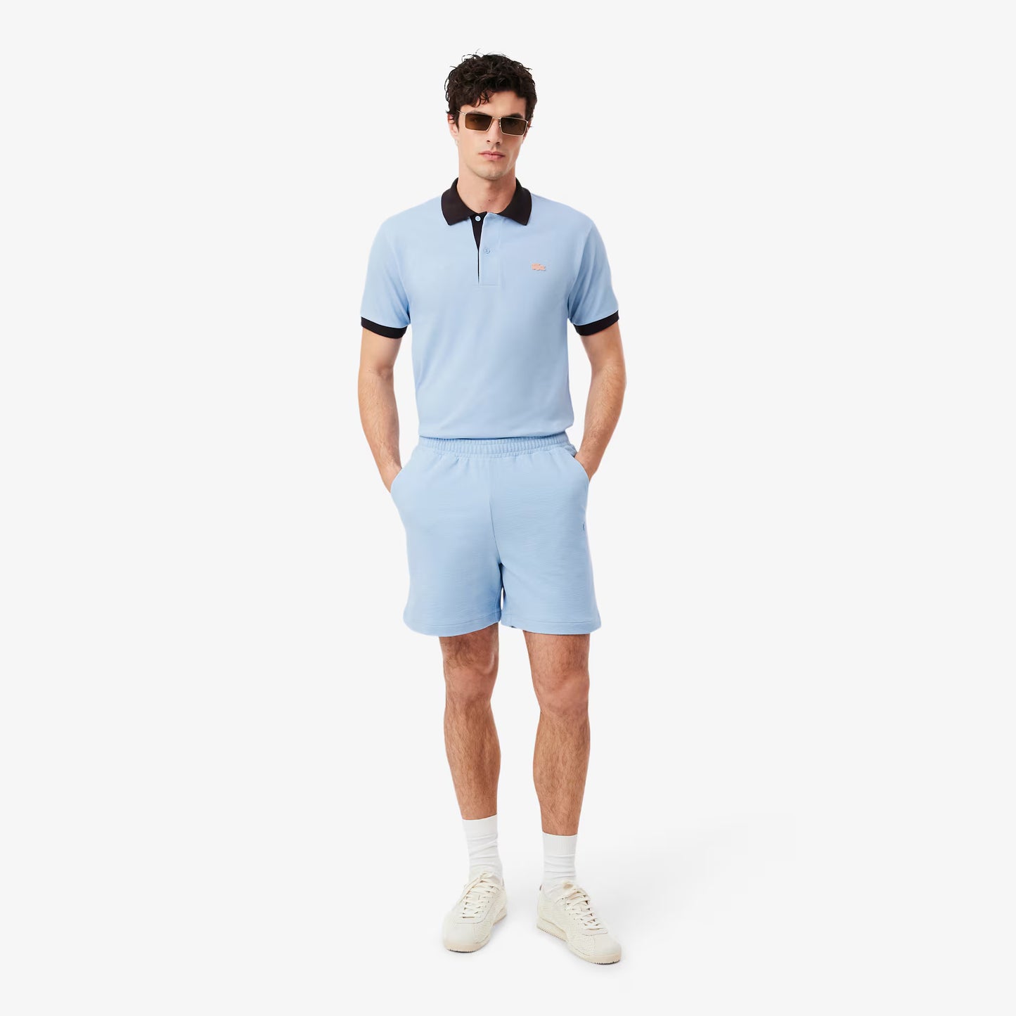 Strukturierte Jersey-Shorts