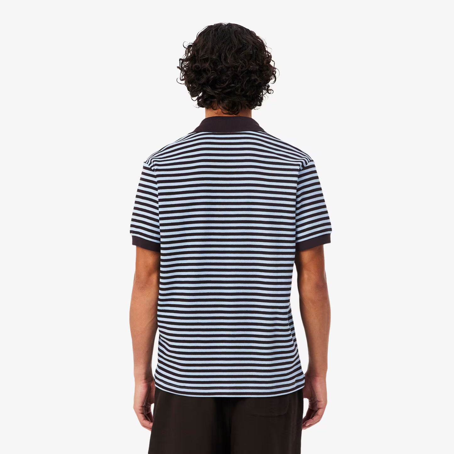 Klassisches Poloshirt mit Strukturstreifen