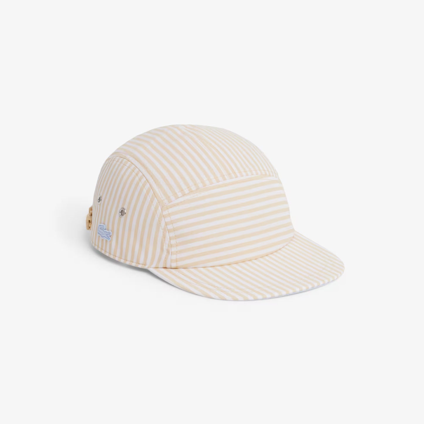 Striped Poplin Jockey Cap