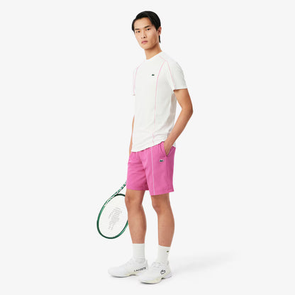 Trim Accent Diamond Taffeta Sport Shorts
