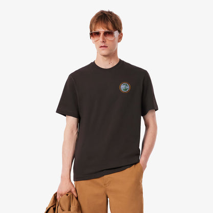 T-Shirt aus bedrucktem Jersey