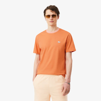 T-Shirt aus Baumwolle im Colour-Block-Design und klassischer Passform