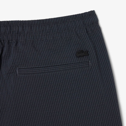 Baumwoll-Seersucker-Shorts