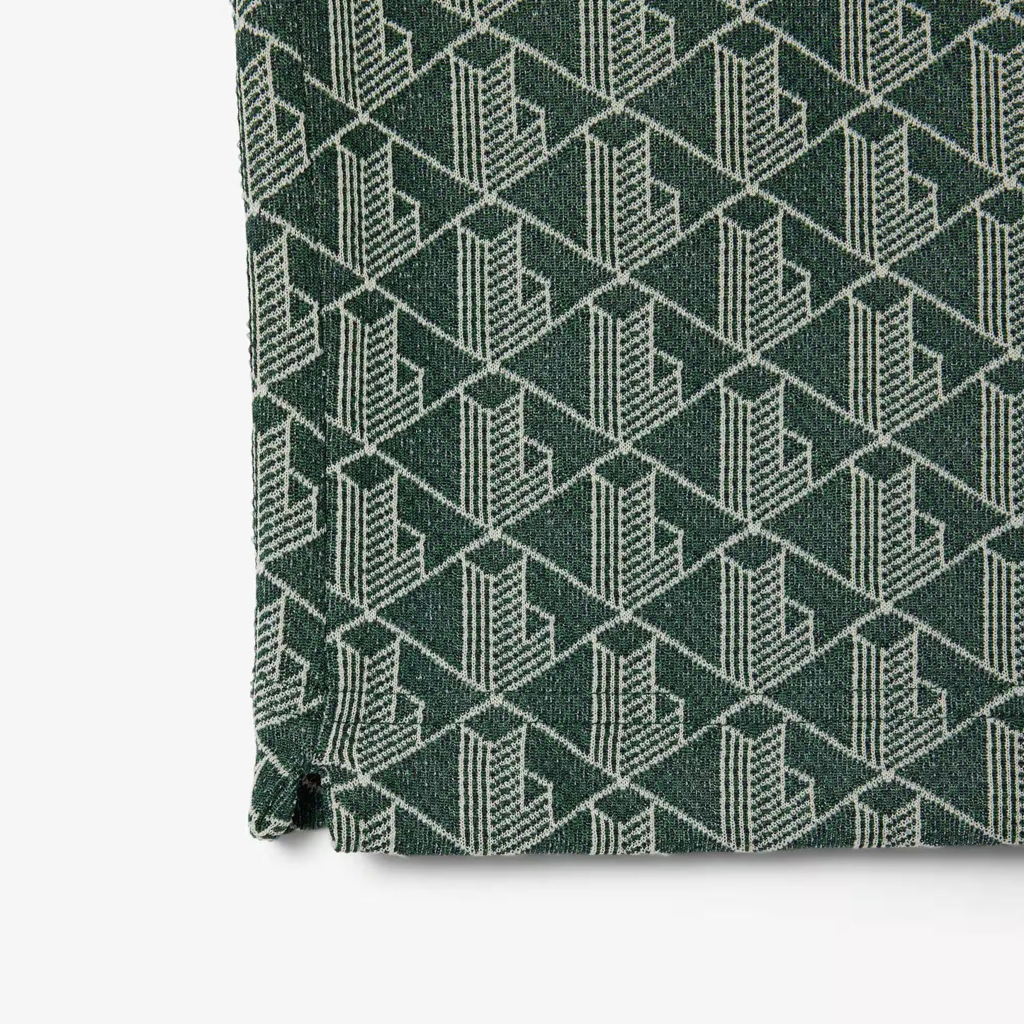 Klassisches Polohemd mit Monogramm-Jacquard