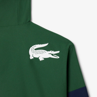 Sport-Farbblock-Trainingsjacke