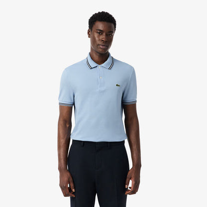 Regular Fit Poloshirt L.12.12 mit Zierleisten-Akzent