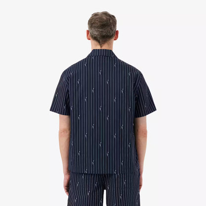 Hemd aus Twill mit Print im Relaxed Fit