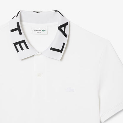 Slim Fit Jacquard Poloshirt mit Logo
