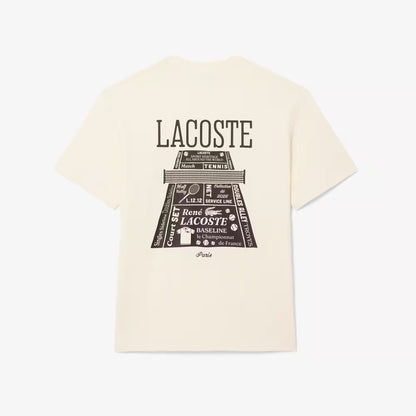 Bedrucktes T-Shirt aus schwerer Baumwolle