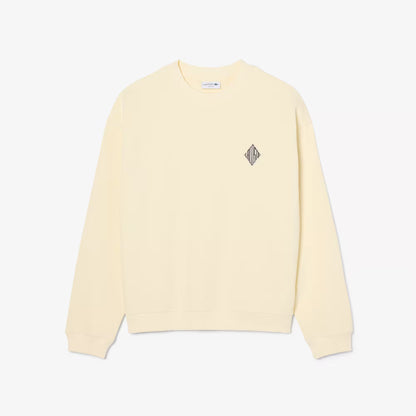 Double Face Pique Badge Sweatshirt