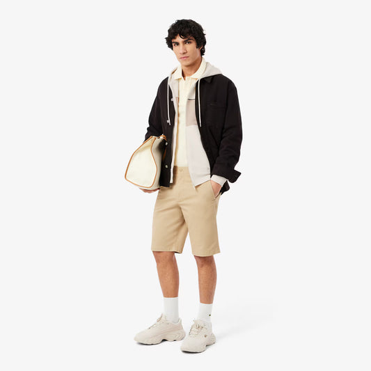 Colour-Block Zipped Hoodie