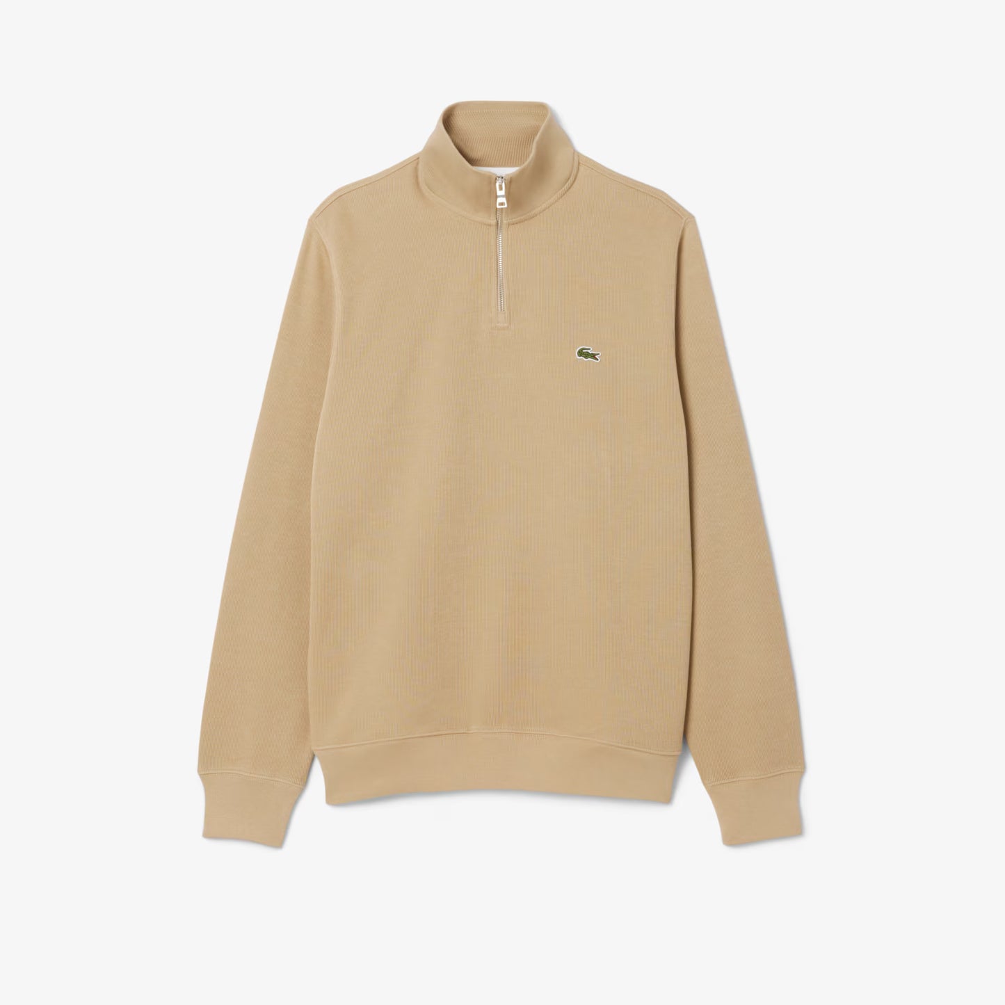 Sweatshirt mit Reißverschluss, Stehkragen und Interlock-Gewebe 2