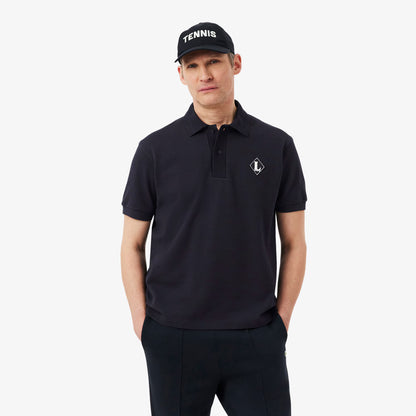 French Made Classic Fit Badge Polo Shirt