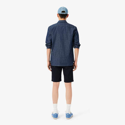 Slim Fit Stretch Cotton Chino Shorts