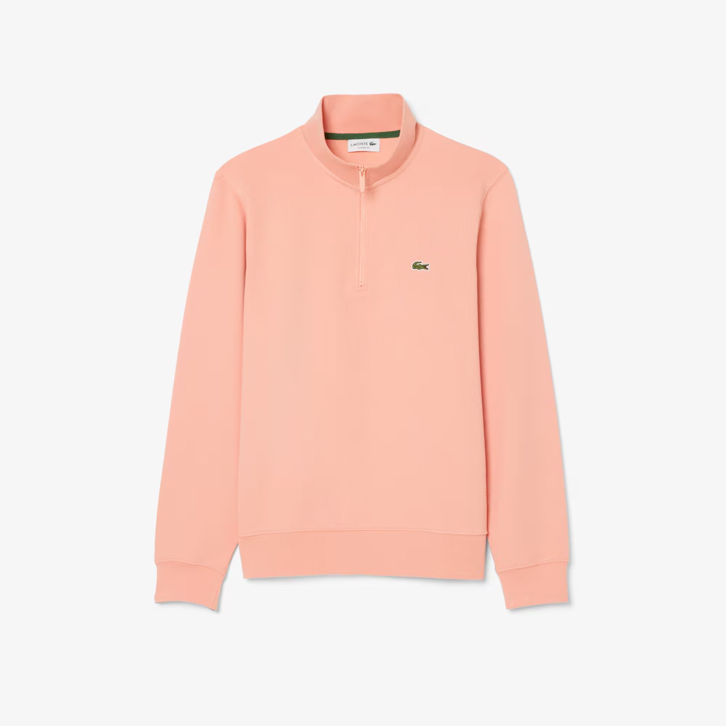 Fleece-Sweatshirt mit hohem Kragen und Reißverschluss