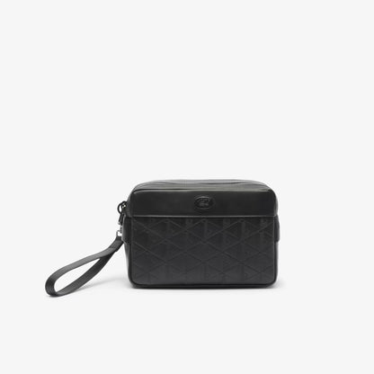 Monogramm-Lederclutch