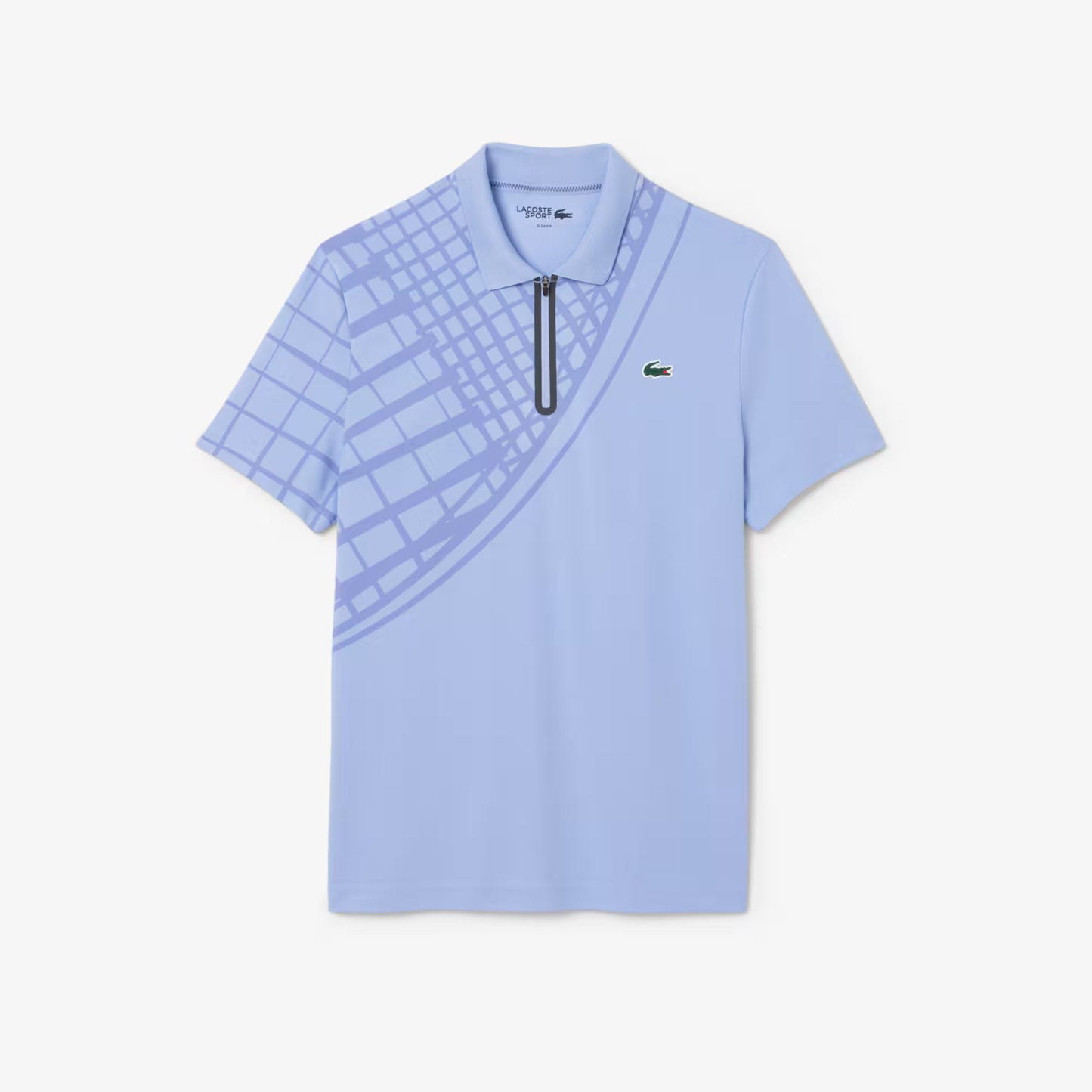 Ultra Dry Slim-Fit-Tennnis-Polo-Shirt mit Print