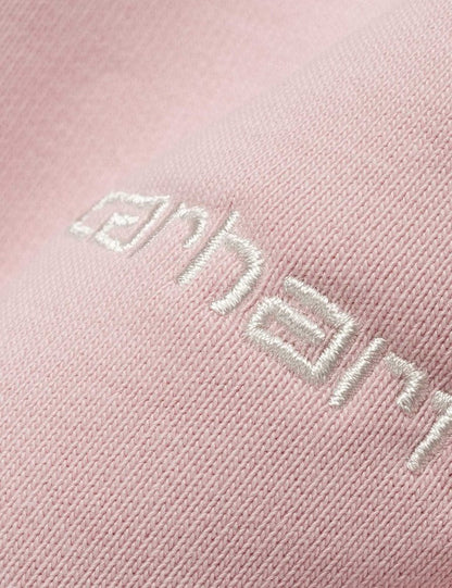 Stick-Sweatshirt mit Schriftzug – Sandy Rose