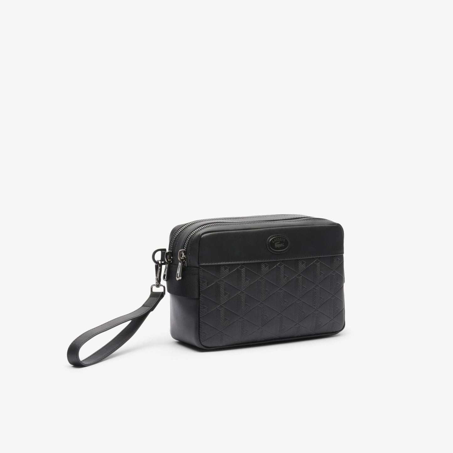 Monogramm-Lederclutch