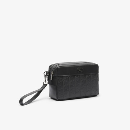 Monogramm-Lederclutch