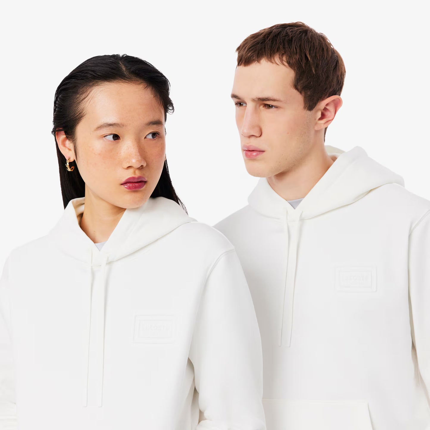 Kapuzenpullover mit geprägtem Logo