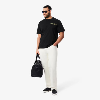 Besticktes Baumwoll-T-Shirt
