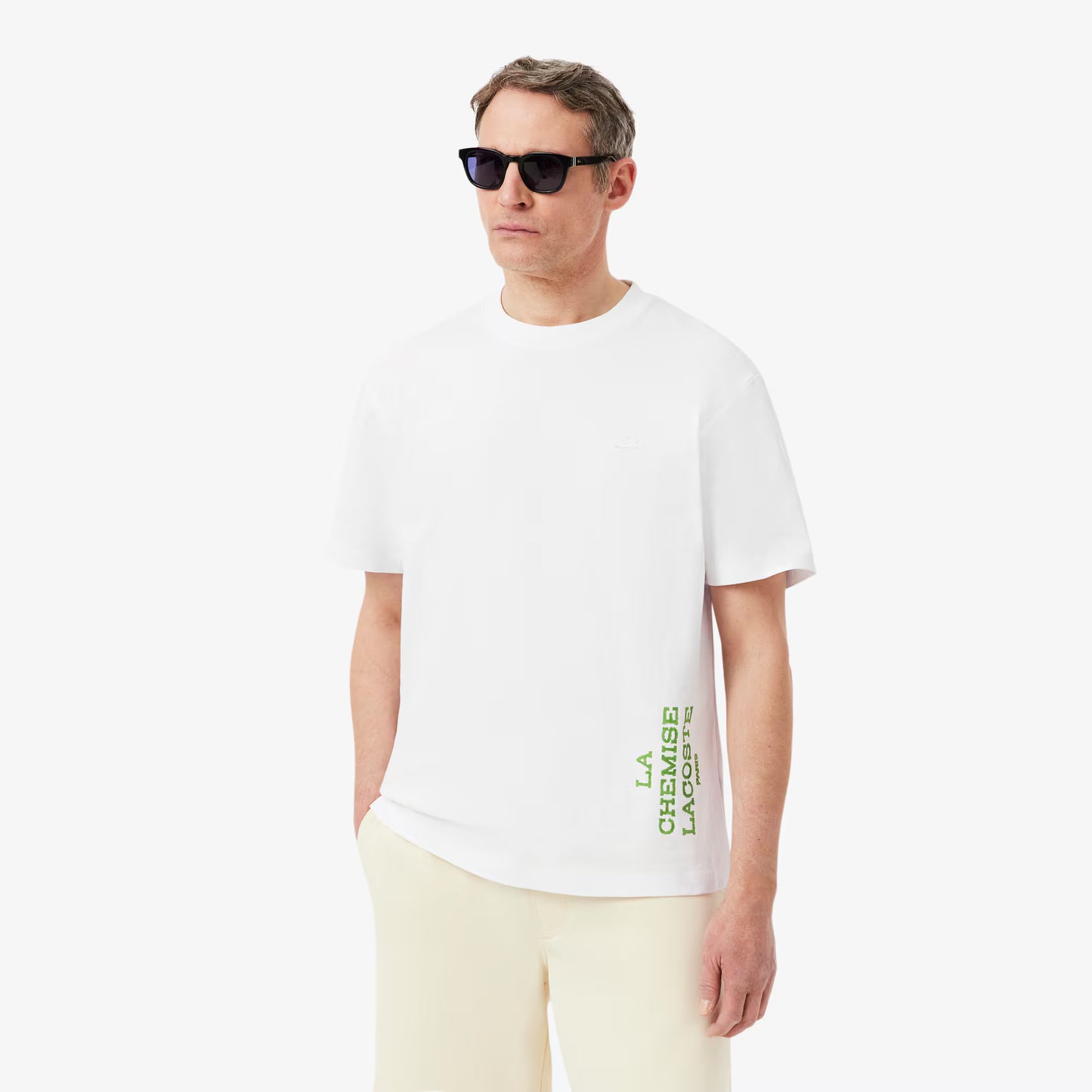 Bedrucktes Baumwoll-T-Shirt in Relaxed Fit